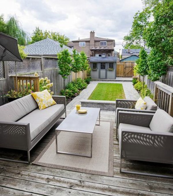 How can one create his front garden design modern