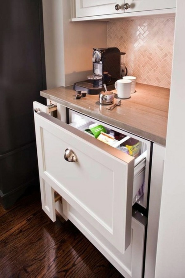 Your own cafe in the house - Liven up your kitchen with a luxury coffee center on