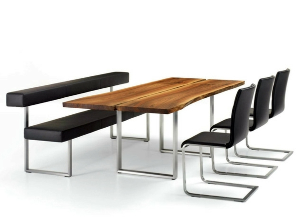 5 styles, 5 dining tables, benches and chairs of Girsberger