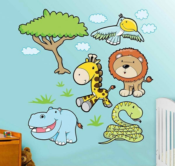 Baby Room Wall - 15 Wall Art Ideas with animals