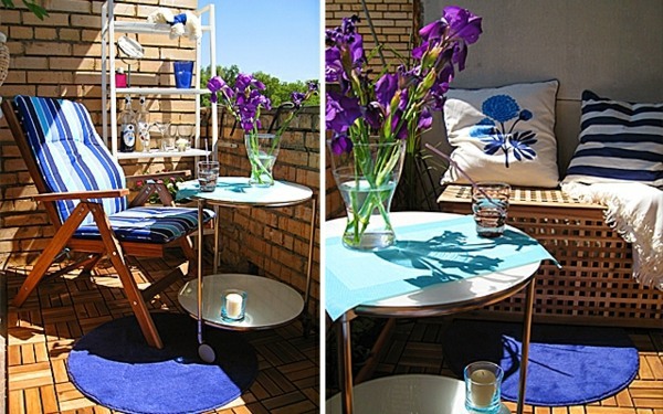 Balkontisch - Cool little balcony - 40 creative and practical ideas