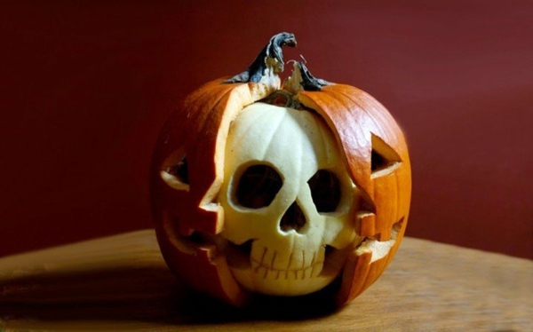 Halloween pumpkin Schnitzvorlagen - 20 thematic decoration ideas