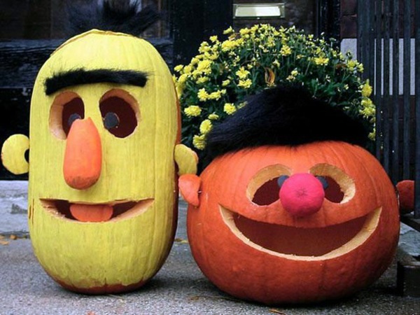 Halloween pumpkin Schnitzvorlagen - 20 thematic decoration ideas