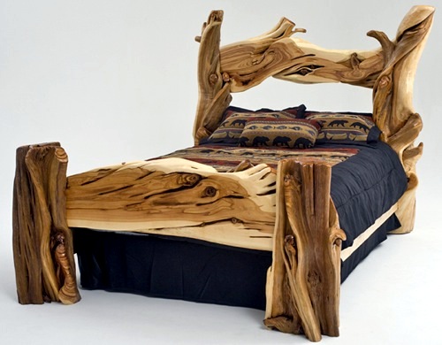 Invite the country style home - 10 rustic bed designs