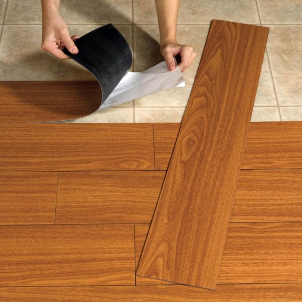 Lay Vinyl Flooring On The Terrace, How To Lay Vinyl Floor Tiles