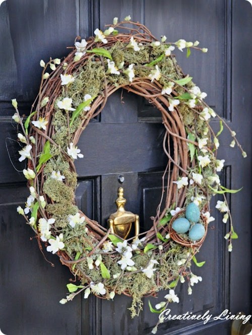Subject Moss Wreath for Easter - fantastic decor idea