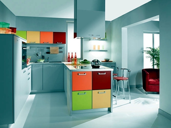Find out more about the color scheme of your boring kitchen