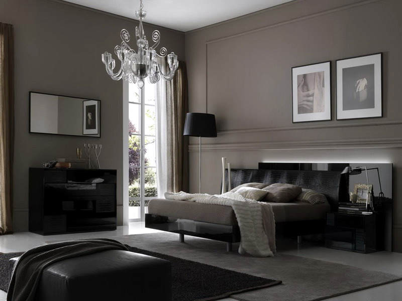 Interior design ideas for wall paint in shades of gray