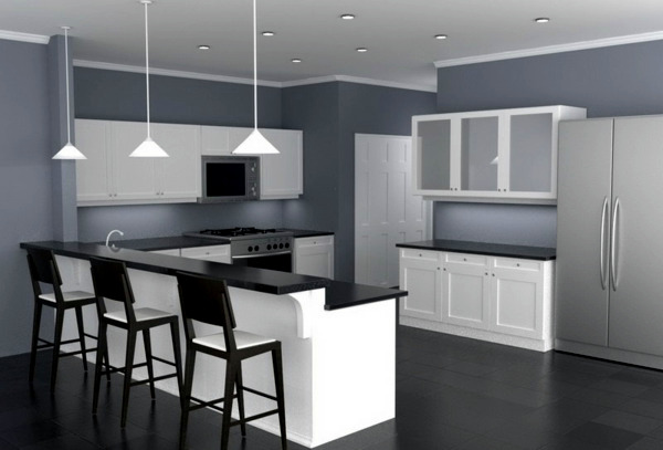 Interior design ideas for wall paint in shades of gray Interior design ideas for wall paint in shades of gray