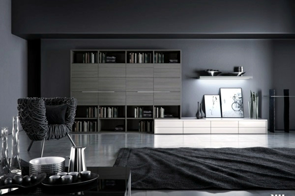 Interior design ideas for wall paint in shades of gray Interior design ideas for wall paint in shades of gray