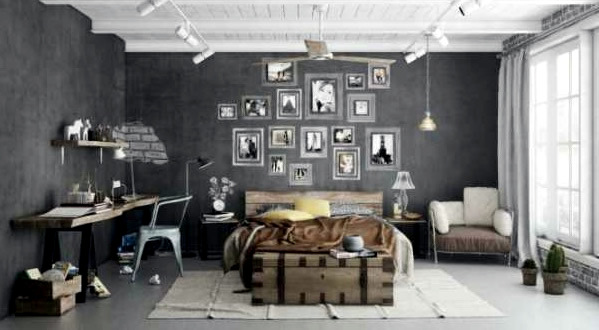 Interior design ideas for wall paint in shades of gray Interior design ideas for wall paint in shades of gray
