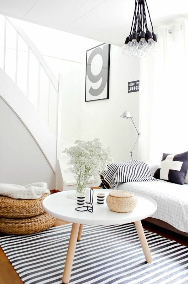 Round coffee table - the eye-catcher in your living room
