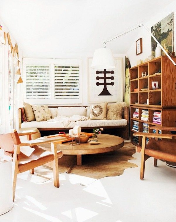 Round coffee table - the eye-catcher in your living room