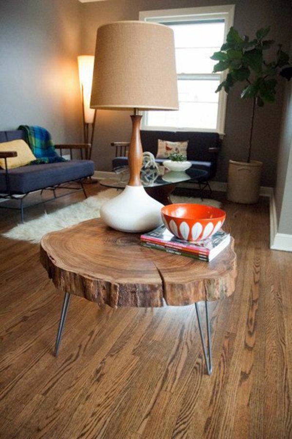 Round coffee table - the eye-catcher in your living room