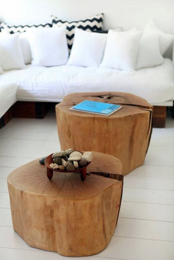 Round coffee table - the eye-catcher in your living room