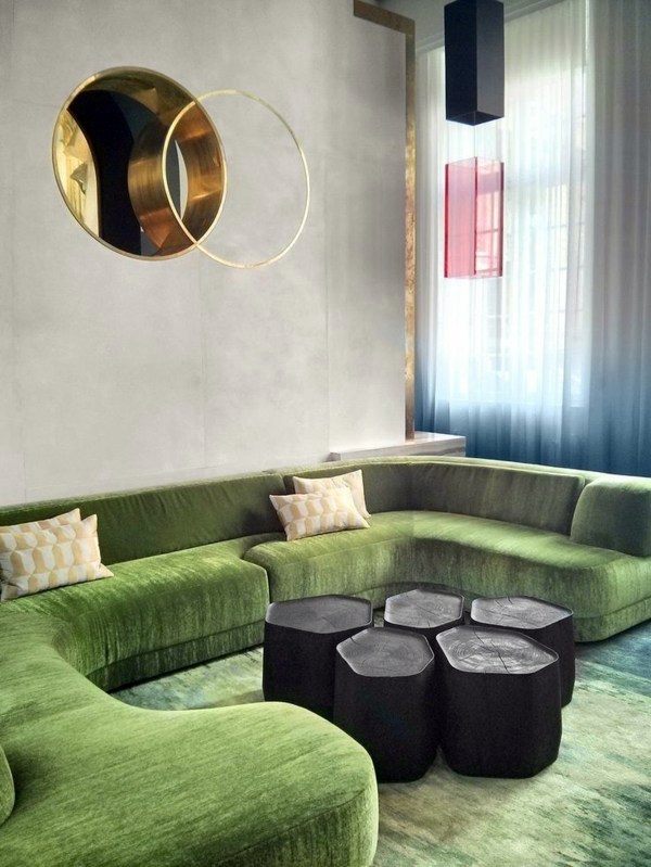Round coffee table - the eye-catcher in your living room