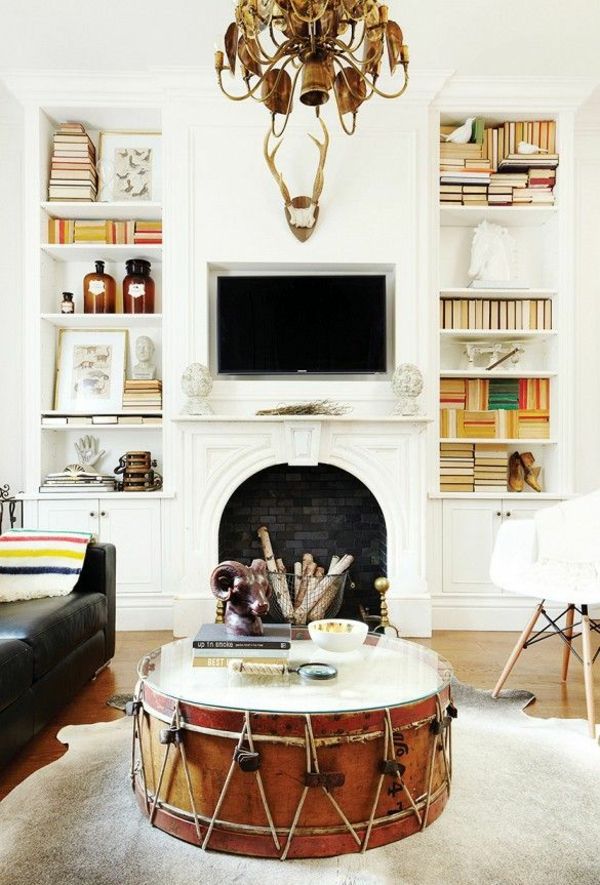 Round coffee table - the eye-catcher in your living room