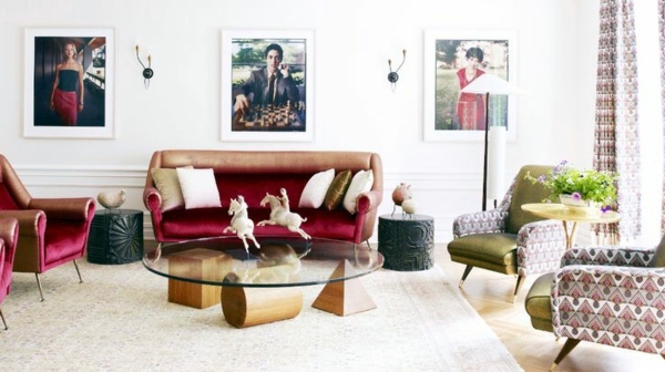 Round coffee table - the eye-catcher in your living room