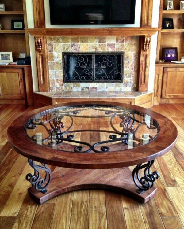 Round coffee table - the eye-catcher in your living room