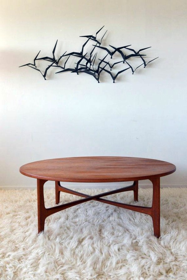 Round coffee table - the eye-catcher in your living room