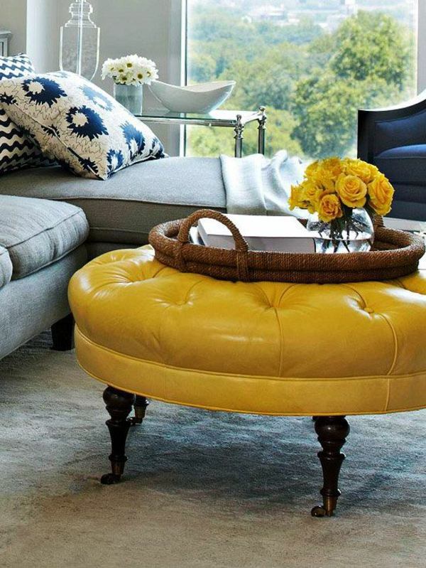 Round coffee table - the eye-catcher in your living room