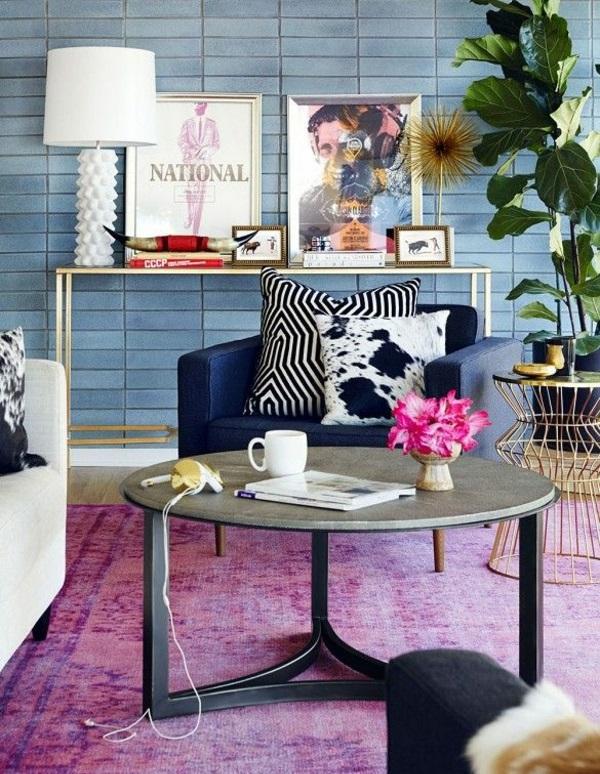 Round coffee table - the eye-catcher in your living room