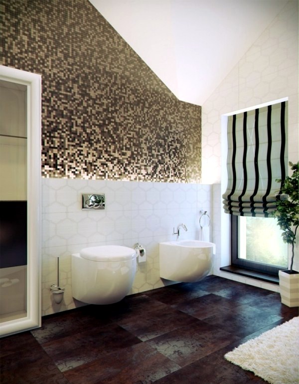 The modern bathroom with spa The modern bathroom with spa