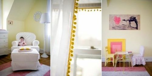 Inspiring Yellow and Pink interior elements in the baby room Inspiring Yellow and Pink interior elements in the baby room