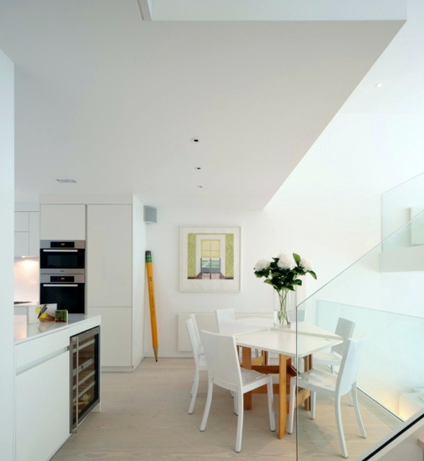 Interior Design in Scandinavian style illuminates a London flat