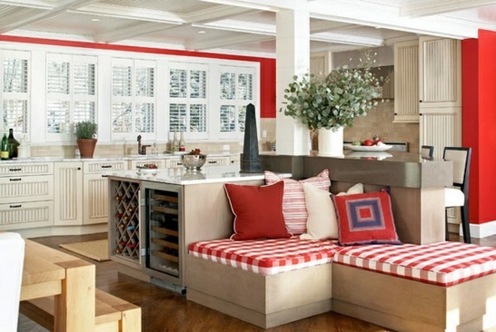 Decorate with Vichy Karo materials for a cozy ambience