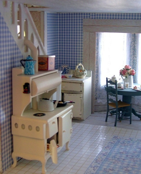 Decorate with Vichy Karo materials for a cozy ambience