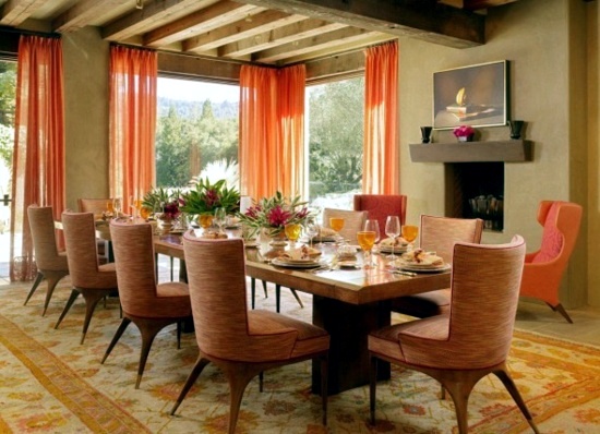 Farben - The color orange for your dining room