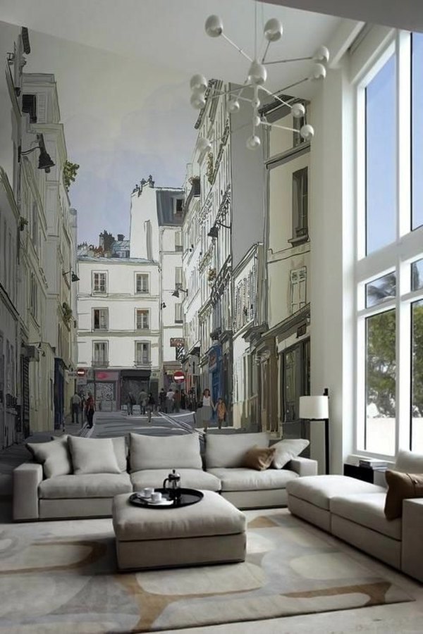 Wall Decoration with Photo Wall Murals - 33 incredible examples for you Wall Decoration with Photo Wall Murals - 33 incredible examples for you