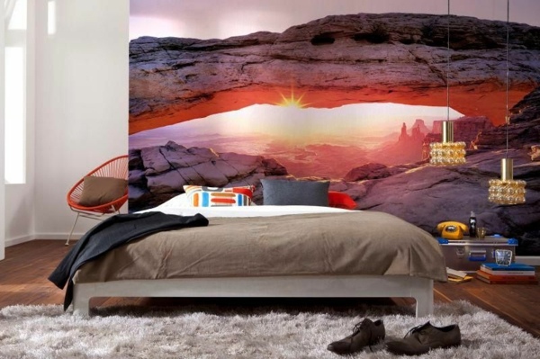 Wall Decoration with Photo Wall Murals - 33 incredible examples for you Wall Decoration with Photo Wall Murals - 33 incredible examples for you