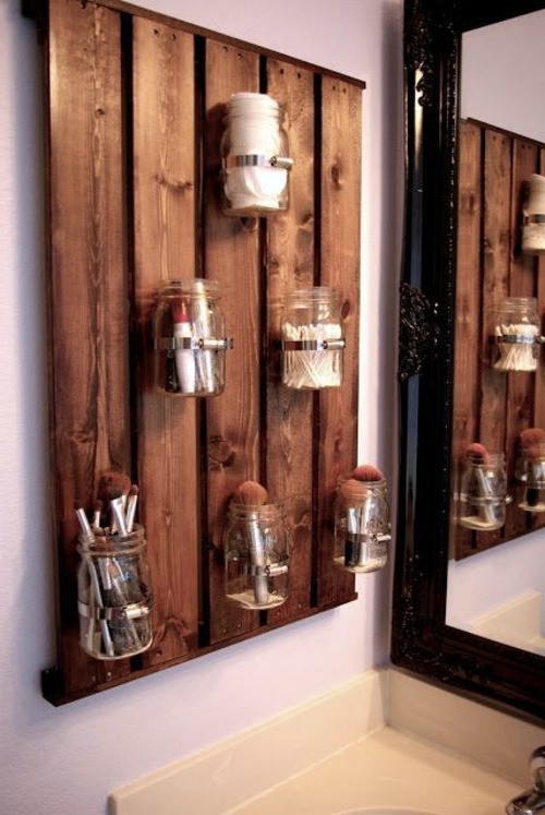 Bathroom with extra storage space