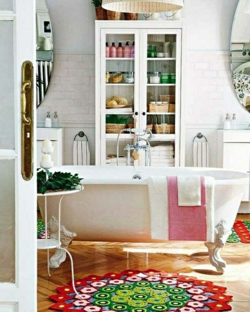 Bathroom with extra storage space