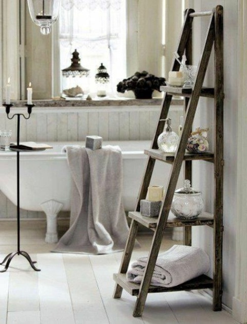 Bathroom with extra storage space