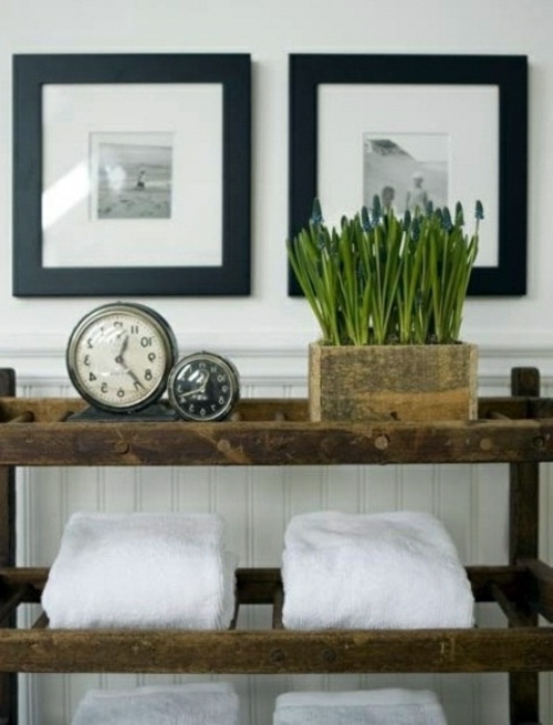 Bathroom with extra storage space