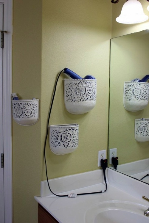 Bathroom with extra storage space