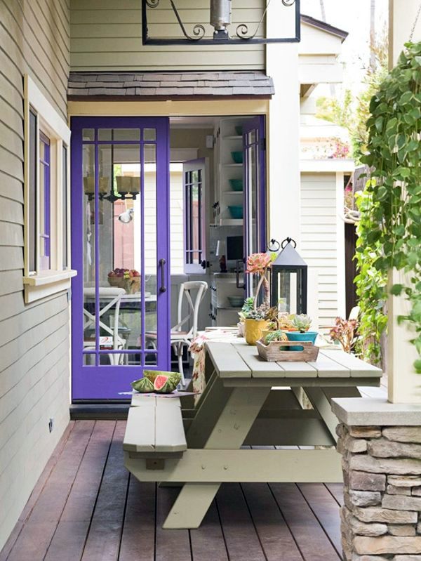 Colourful garden decorations make yourself - how can you refresh the exterior