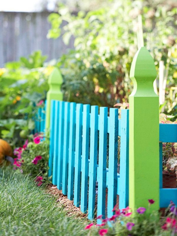 Colourful garden decorations make yourself - how can you refresh the exterior
