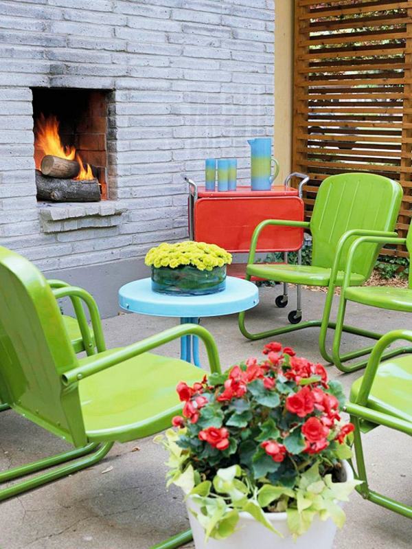 Colourful garden decorations make yourself - how can you refresh the exterior