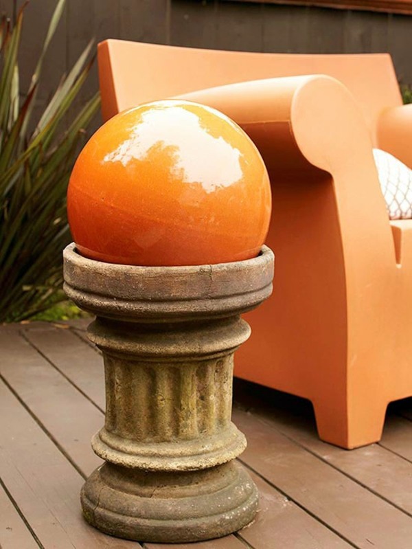 Colourful garden decorations make yourself - how can you refresh the exterior