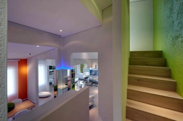 Futuristic residence with rustic charm and ingenious design