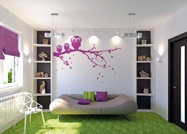 Interior Design Ideas - The violet color in the interior