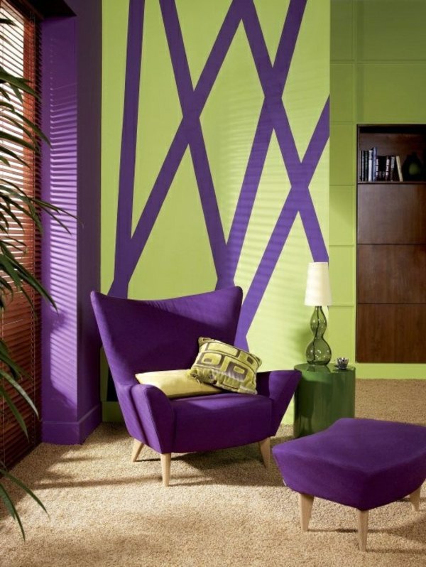 Interior Design Ideas - The violet color in the interior