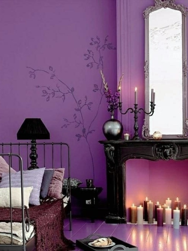 Interior Design Ideas - The violet color in the interior Interior Design Ideas - The violet color in the interior