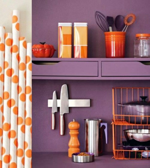 Interior Design Ideas - The violet color in the interior