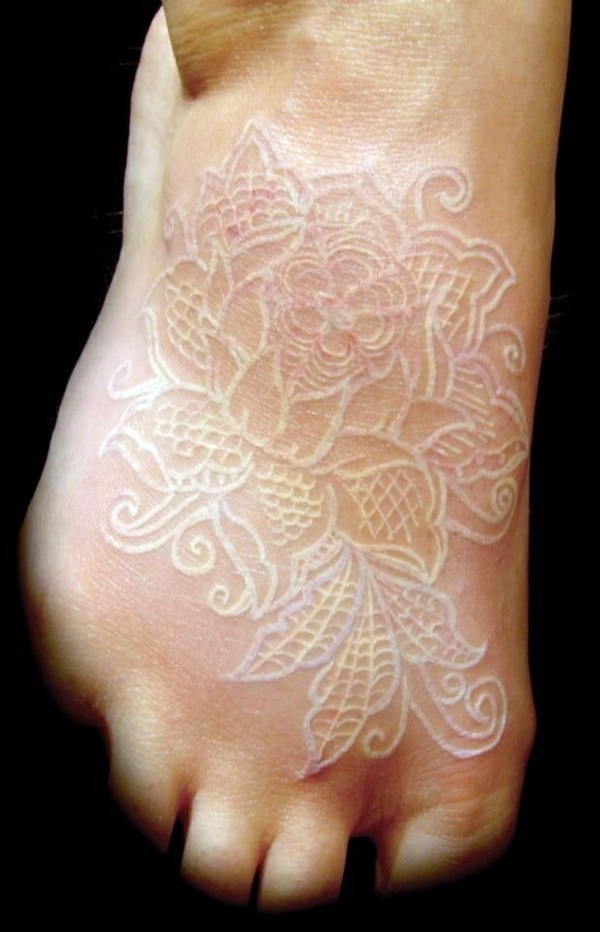 Horny Tattoo Templates and Designs in White