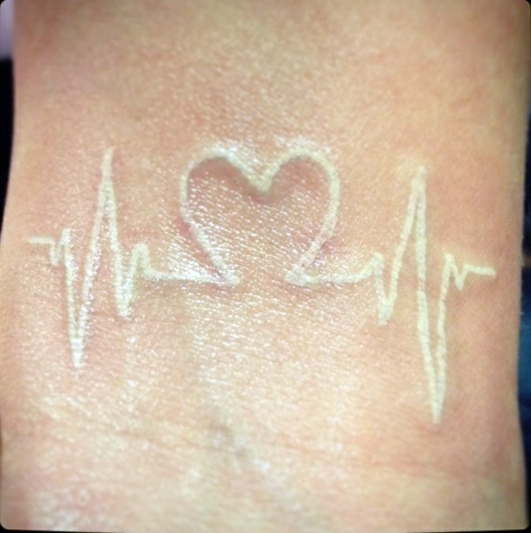 Horny Tattoo Templates and Designs in White
